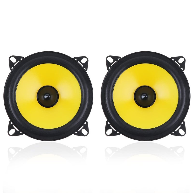 ePathChina 4 inch 60W 2-Way Full Range Frequency Car Audio Stereo Speaker Automobile Loudspeaker 2 pcs - Image 1